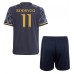 Maillot de foot Real Madrid Rodrygo Goes #11 Extérieur vêtements enfant 2023-24 Manches Courtes (+ pantalon court)